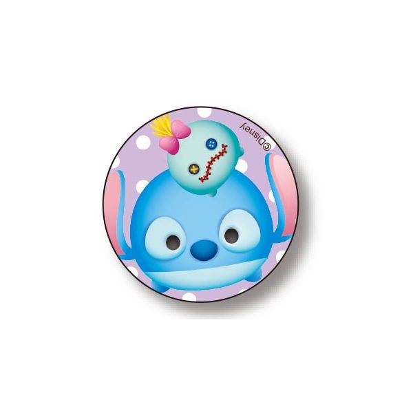 アパレル ディズニー ツムツム ポリカバッチ スティッチ 15年2月出荷予定分 ラナ キャラアニ Com