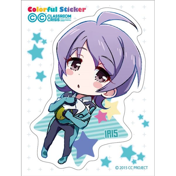グッズ Classroom Crisis カラフルステッカー 白崎イリス パイロットスーツ 15年10月出荷予定分 ペンギンパレード キャラアニ Com