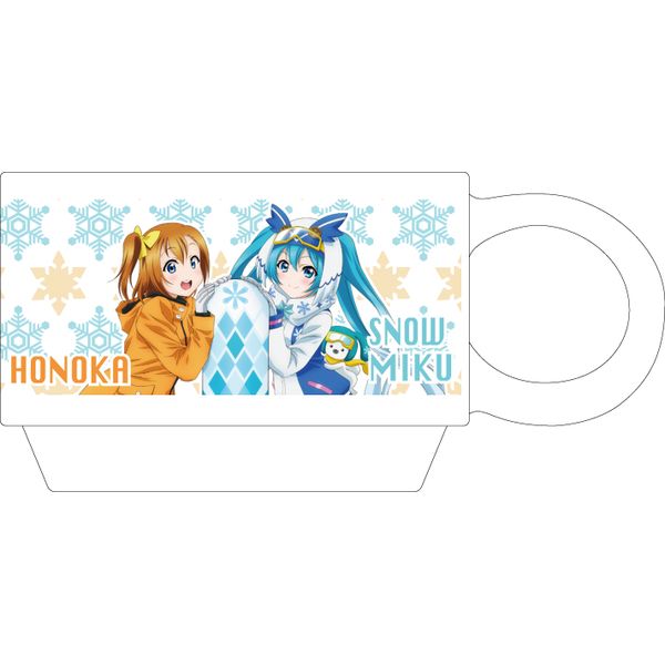 グッズ ラブライブ M 39 S 215 Snow Miku 16 マグカップ 穂乃果 Amp 雪ミク キャラアニ Com