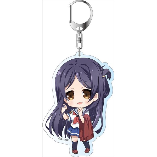 グッズ ハイスクール フリート デカキーホルダー 万里小路楓 16年5月出荷予定分 コンテンツシード キャラアニ Com
