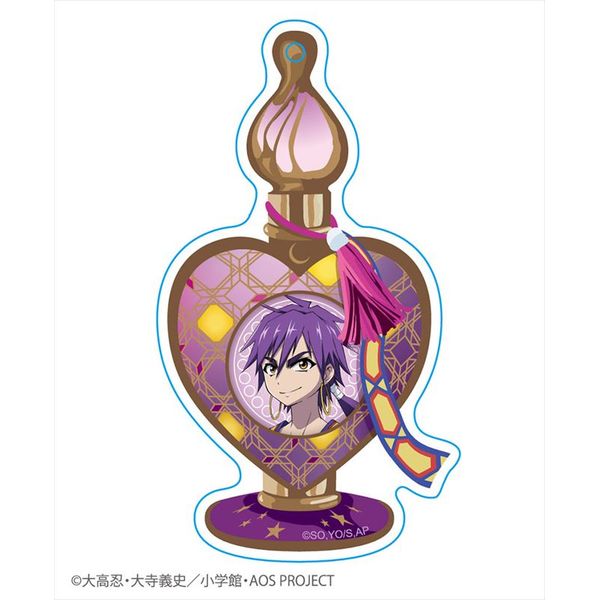 グッズ マギ シンドバッドの冒険 香水瓶型アクリルキーチェーン シンドバッド14歳ver 16年8月出荷予定分 アトリエ マギ キャラアニ Com