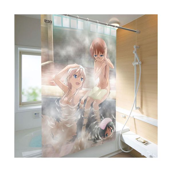 グッズ ストライクウィッチーズ シャワーカーテン マルセイユ ノイマン ルッキーニ カーテン魂 キャラアニ Com