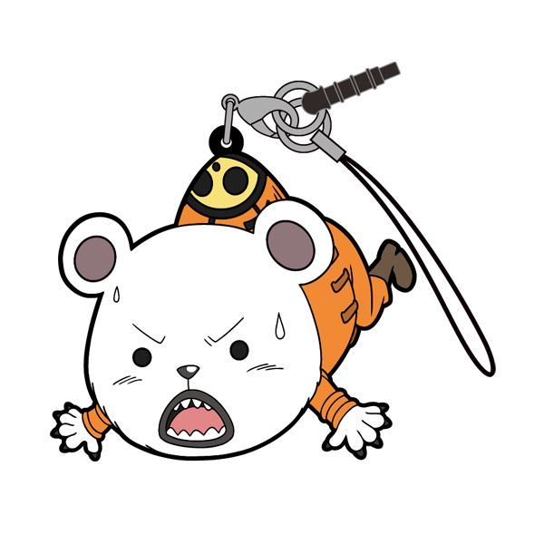 グッズ ワンピース ベポ つままれストラップ 2年前ver 17年4月出荷予定分 コスパ キャラアニ Com