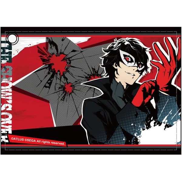 グッズ P5 ペルソナ5 合皮パスケース 主人公 コンテンツシード キャラアニ Com