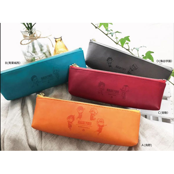 グッズ ハイキュー Puレザー ペンケースd 梟谷学園 17年11月出荷予定分 Pommop キャラアニ Com