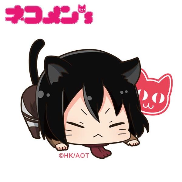 グッズ 進撃の巨人 ネコメンズアクリルチャーム Sgk Cac02 ミカサ F Acg キャラアニ Com