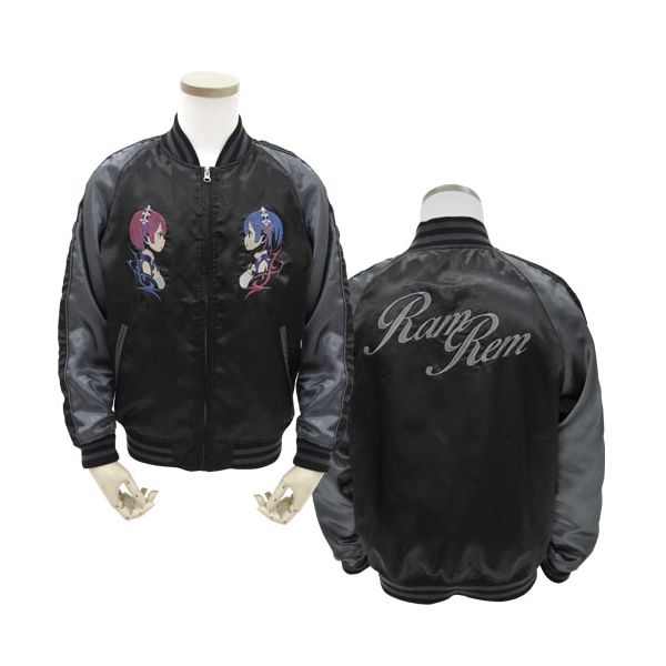 アパレル Re ゼロから始める異世界生活 レム ラム スカジャン L 18年2月出荷予定分 コスパ キャラアニ Com