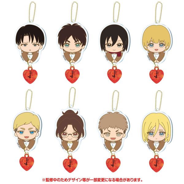 グッズ 進撃の巨人 Season3 心臓を捧げよ チャーム 1box 18年8月出荷予定分 エンスカイ キャラアニ Com
