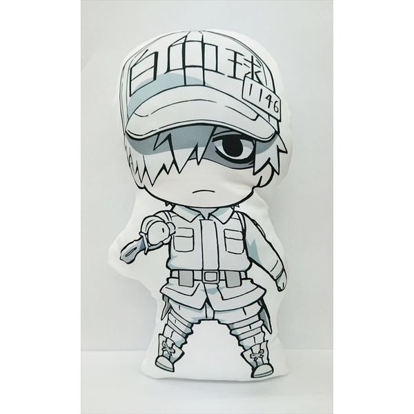 グッズ はたらく細胞 ダイカットクッション 白血球 18年9月出荷予定分 エムズファクトリー キャラアニ Com