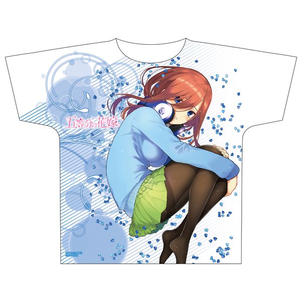 アパレル 五等分の花嫁 フルグラフィックtシャツ 中野三玖 Cs Plus キャラアニ Com