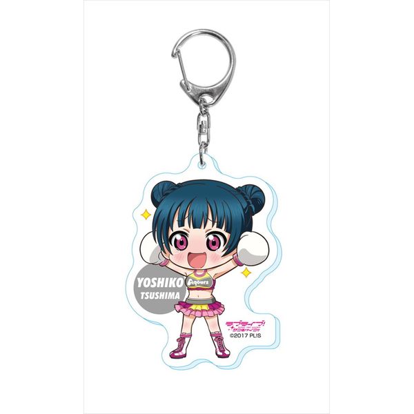 グッズ ラブライブ サンシャイン Sports デフォルメアクリルキーホルダー 6 津島善子 エンスカイ キャラアニ Com