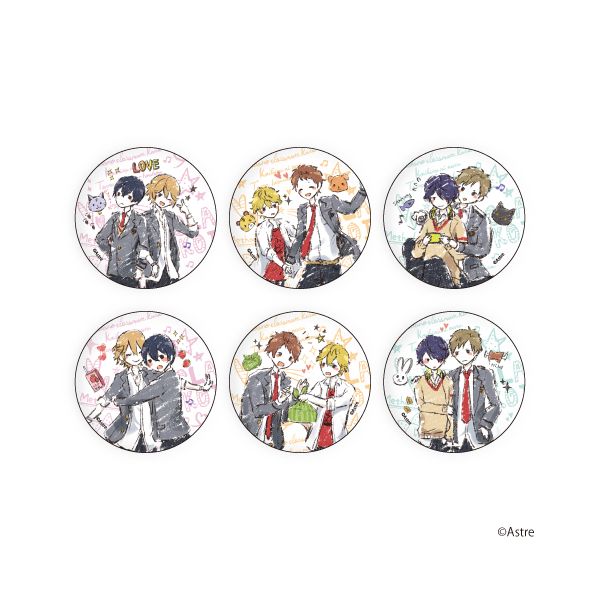 アパレル ただのクラスメイトから恋人になるたった1つの方法 缶バッジ 01 グラフアート 1box 18年12月出荷予定分 A3 キャラアニ Com