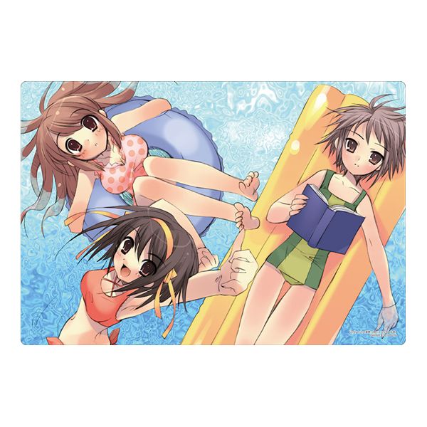 グッズ 角川スニーカー文庫 涼宮ハルヒの憂鬱 ハルヒ 長門 みくる ブシロード ラバーマットコレクション Vol 324 ブシロード キャラアニ Com