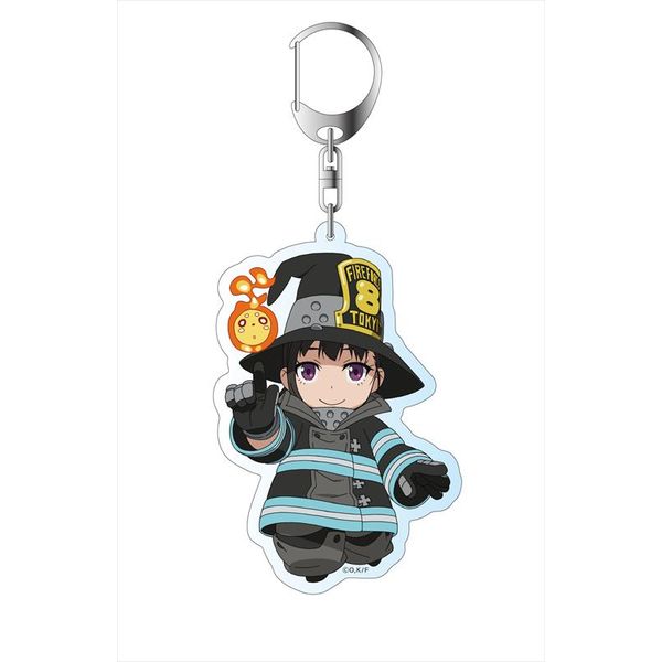グッズ 炎炎ノ消防隊 デカキーホルダー 茉希尾瀬 Dmm Com キャラアニ Com