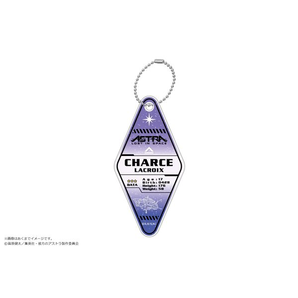 グッズ 彼方のアストラ モーテルキーホルダー 09 シャルス ラクロワ カナリア キャラアニ Com
