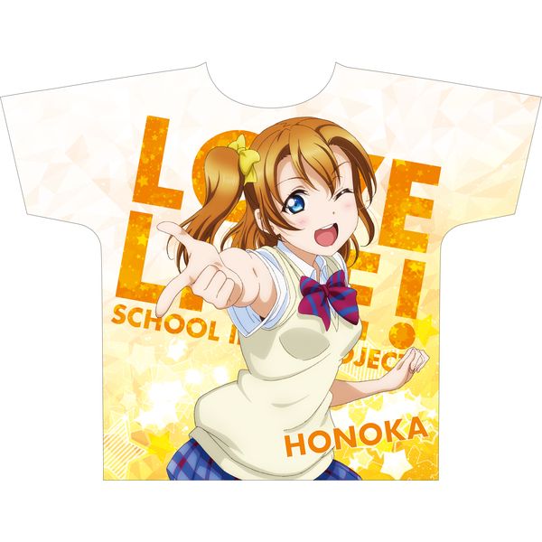 ラブライブ スクフェスAS 1周年記念 フルグラフィックTシャツ 高坂穂乃果