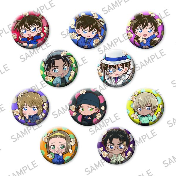 アパレル 名探偵コナン 缶バッジ おやつver 1box 19年10月出荷予定分 Kadokawa キャラアニ Com
