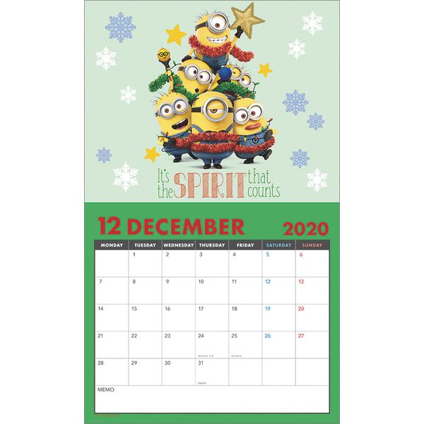 書籍 ミニオン 年カレンダー Cl 0077 サンスター文具 キャラアニ Com
