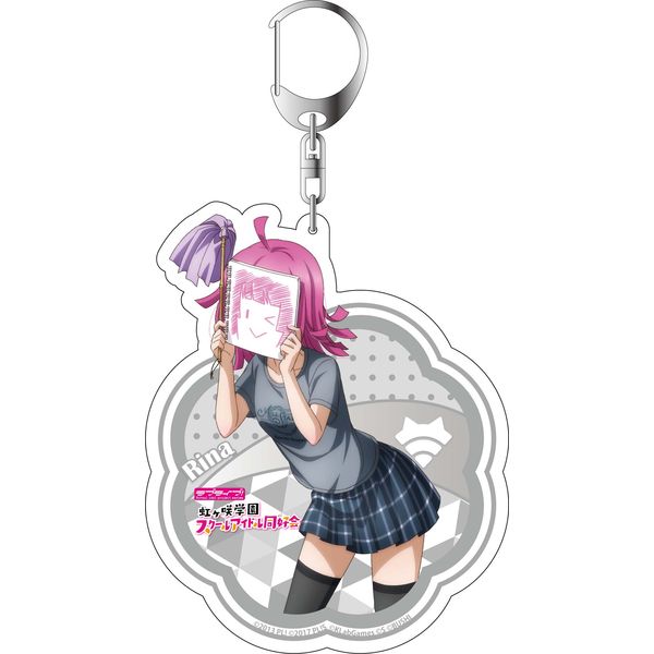 グッズ ラブライブ 虹ヶ咲学園スクールアイドル同好会 デカキーホルダー 天王寺璃奈 ゲーマーズお台場店ver 19年11月出荷予定分 コンテンツシード キャラアニ Com
