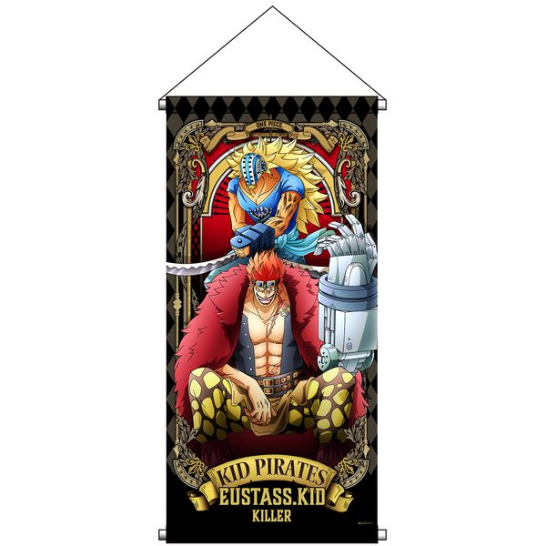 グッズ ワンピース アルティメットクルー ドでかタペストリー キッド海賊団 19年12月出荷予定分 ブルジュラ キャラアニ Com