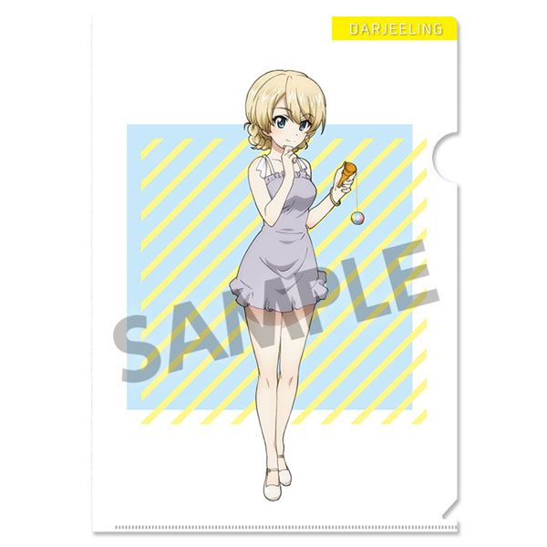 グッズ ガールズ パンツァー最終章 ガルパンめんこ道はじめます クリアファイル ダージリン 年1月出荷予定分 ホビーストック キャラアニ Com