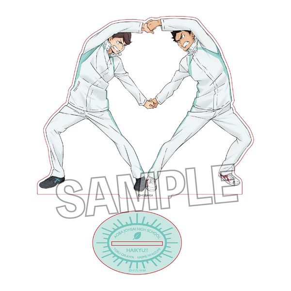 グッズ ハイキュー ウォーミングアップ アクリルスタンド 及川徹 岩泉一 年2月出荷予定分 Proof キャラアニ Com