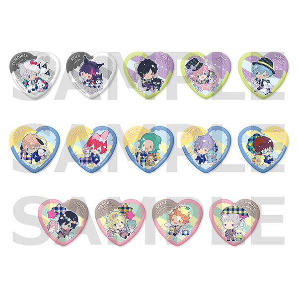 グッズ B Project 215 サンリオキャラクターズ トレーディングハート型缶バッジ Mages キャラアニ Com