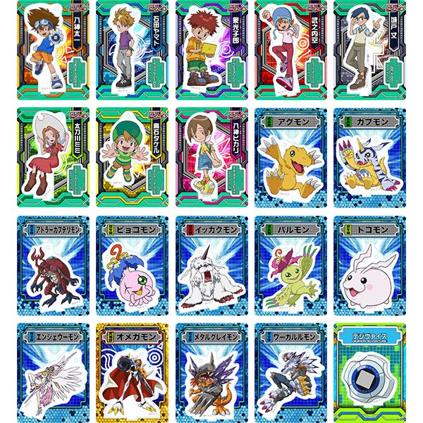 未使用品 第3弾 アクリルdeカード デジモンアドベンチャー カード Cbt Sman10garut Sch Id