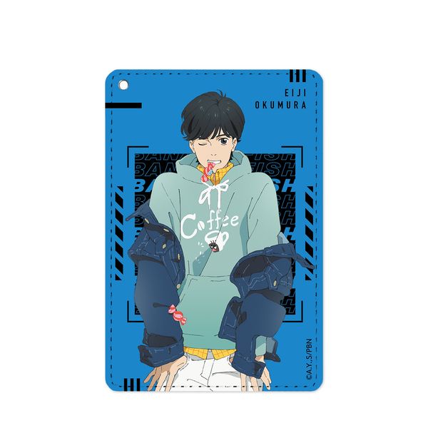 グッズ Banana Fish 描き下ろしイラスト 奥村英二 デニムver 1ポケットパスケース 21年3月出荷予定分 アルマビアンカ キャラアニ Com