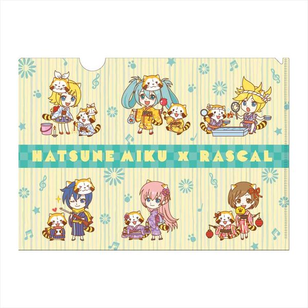 アパレル 初音ミク 215 ラスカル夏 クリアファイル 21年1月出荷予定分 キャラバン キャラアニ Com