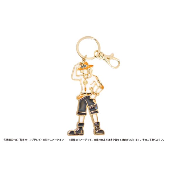 グッズ One Piece ステンドグラス風キーチェーン ポートガス D エース 21年1月出荷予定分 タピオカ キャラアニ Com