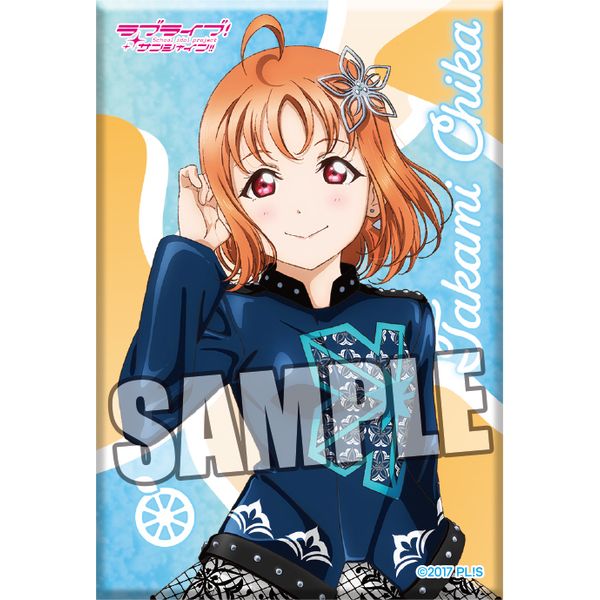 アパレル ラブライブ サンシャイン スクエア缶バッジ 高海千歌 Part 2 21年3月出荷予定分 ブロッコリー キャラアニ Com