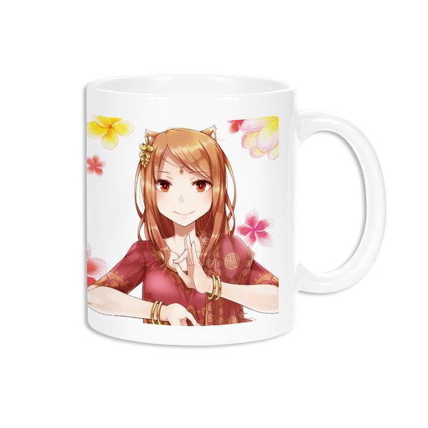 グッズ 狼と香辛料 文倉十先生 描き下ろしイラスト ホロ インド民族衣装ver マグカップ 21年6月出荷予定分 アルマビアンカ キャラアニ Com