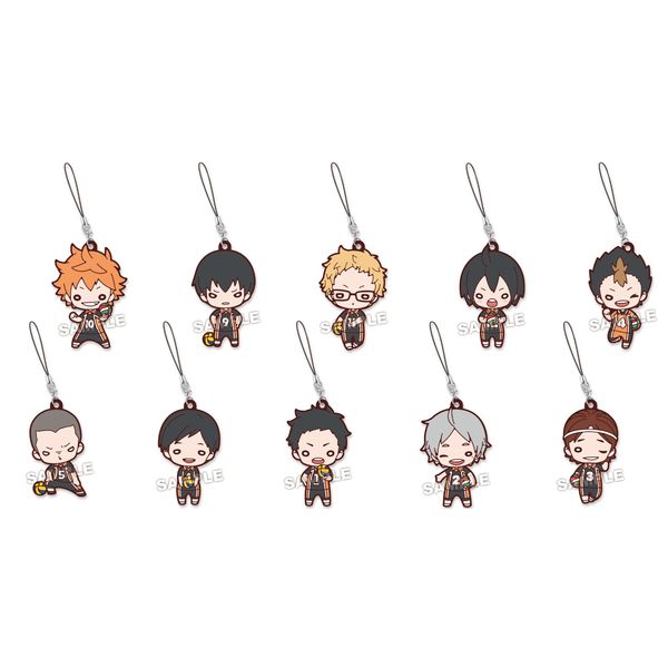 グッズ ハイキュー にとたん 烏野高校 ユニフォーム ラバーマスコット 1box 21年8月出荷予定分 タカラトミーアーツ キャラアニ Com