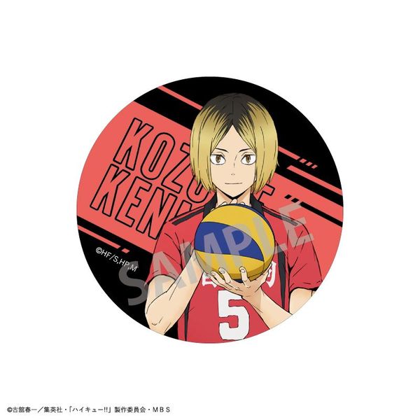 アパレル ハイキュー ホログラム缶バッジ 等身 孤爪研磨 21年8月出荷予定分 カミオジャパン キャラアニ Com