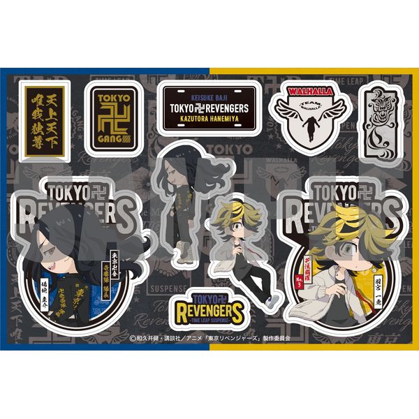 グッズ 東京リベンジャーズ ウォールステッカー 場地圭介 羽宮一虎 21年9月出荷予定分 キャビネット キャラアニ Com