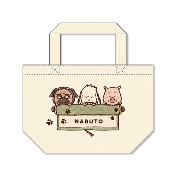 アパレル Naruto ナルト トートバッグ ついせきちゅう パックン 赤丸 トントン 21年11月出荷予定分 アヴェンジャーズ キャラアニ Com