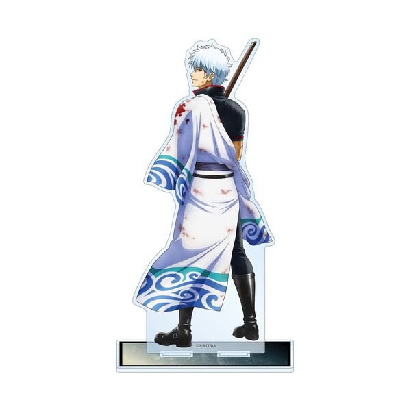 グッズ 銀魂 描き下ろしイラスト 坂田銀時 戦う背中ver Bigアクリルスタンド 21年12月出荷予定分 アルマビアンカ キャラアニ Com