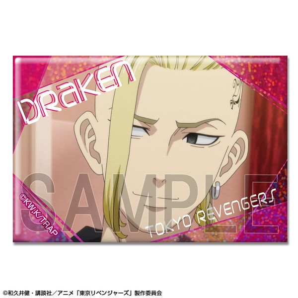 アパレル 東京リベンジャーズ ホログラム缶バッジ Ver 2 デザイン10 龍宮寺堅 B 21年11月出荷予定分 ライセンスエージェント キャラアニ Com