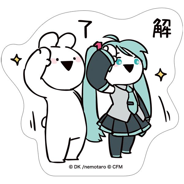 グッズ 初音ミクシリーズ ステッカー E すこぶる動くウサギコラボ 22年1月出荷予定分 ムービック キャラアニ Com