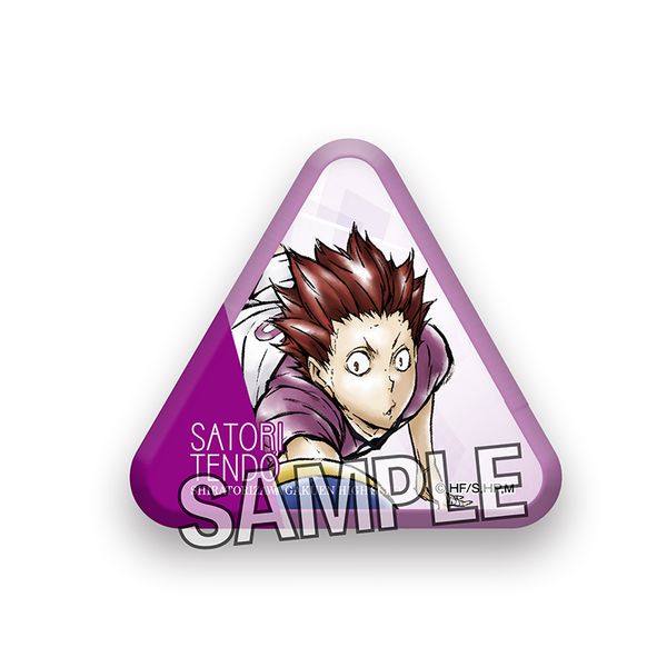 アパレル ハイキュー 激闘 三角缶バッジ 天童覚 22年2月出荷予定分 Proof キャラアニ Com