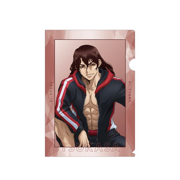 グッズ Dr Stone 描き下ろしイラスト 獅子王司 石化前ver クリアファイル アルマビアンカ キャラアニ Com