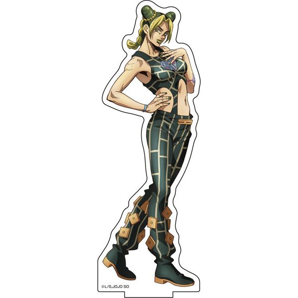 グッズ ジョジョの奇妙な冒険 ストーンオーシャン 描き下ろしbigアクリルスタンド 1 空条徐倫 メディコス エンタテインメント キャラアニ Com