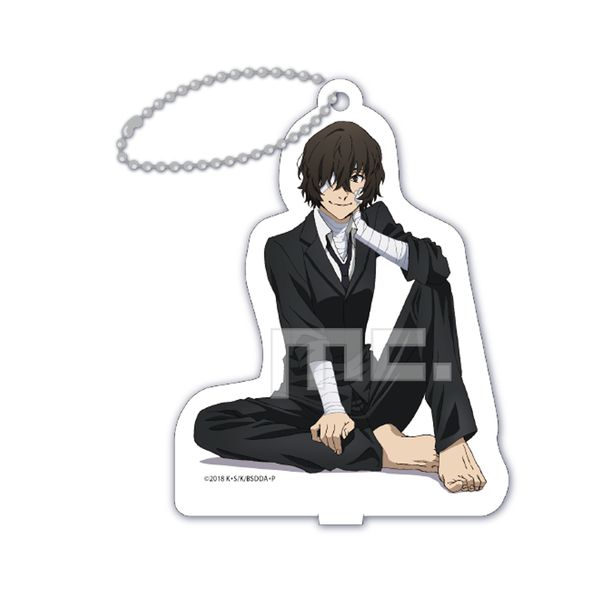 グッズ 文豪ストレイドッグス アクリルスタンドキーホルダー 太宰治 黒の時代 マリモクラフト キャラアニ Com