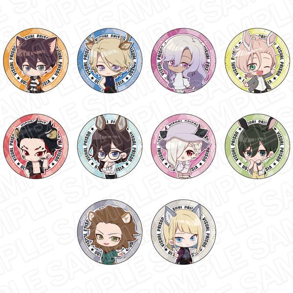 アパレル ヴィジュアルプリズン カンバッジ ブラインド 動物化デフォルメ Ver 1ピース コンテンツシード キャラアニ Com