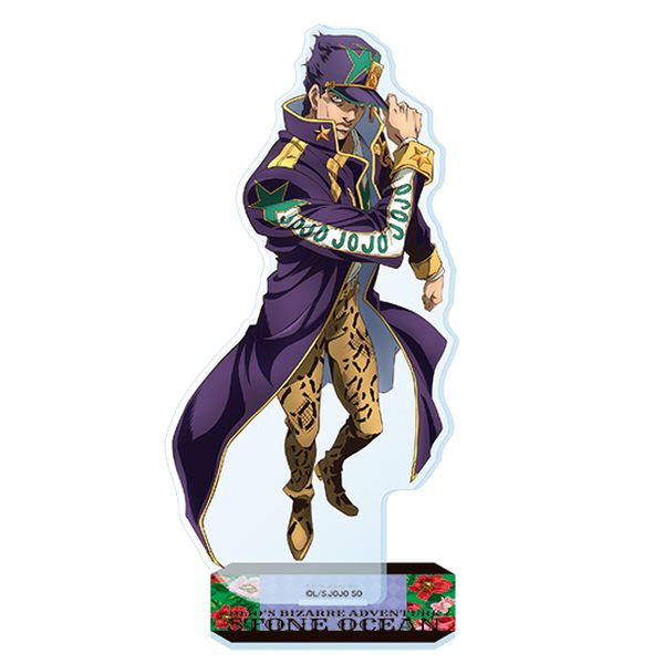 グッズ ジョジョの奇妙な冒険 ストーンオーシャン アクリルスタンド 6 空条承太郎 エンスカイ キャラアニ Com