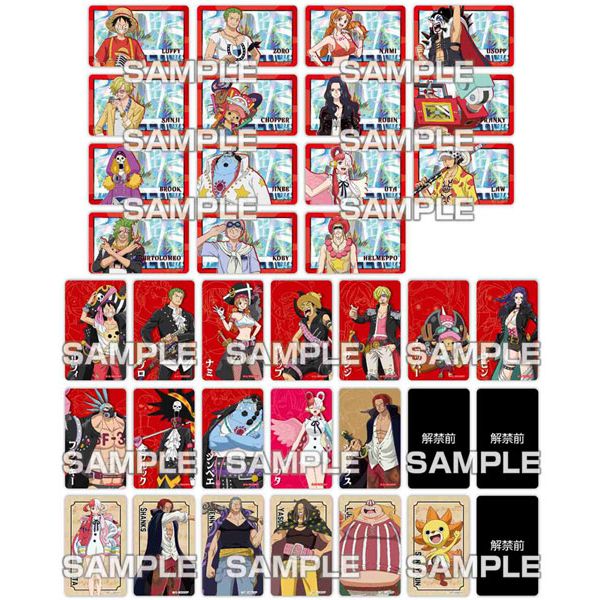 ONE PIECE FILM RED 劇場グッズ しおり コンプ - acubeinfotech.ae