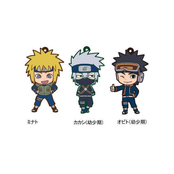 グッズ Naruto ナルト 疾風伝 トイズワークスコレクションにいてんごむっ その2 波風ミナト はたけカカシ 幼少期 うちはオビト 幼少期 キャラアニ キャラアニ Com