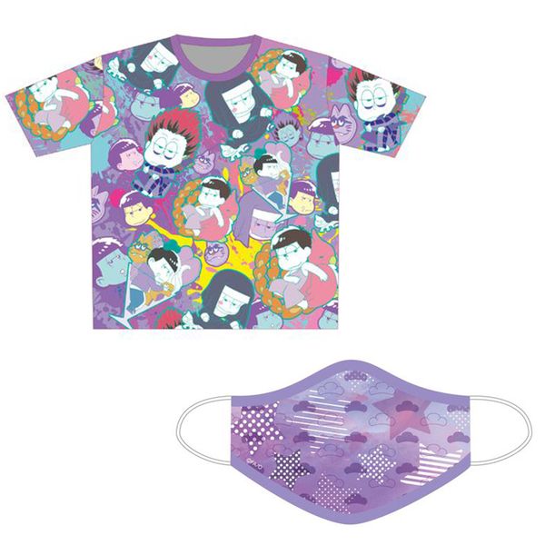 グッズ おそ松さん 巣ごもりtシャツ 洗えるマスクセット 一松 キャラアニ特典付き キャラアニ キャラアニ Com