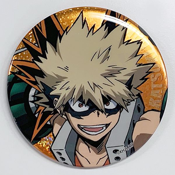 アパレル 僕のヒーローアカデミア 大きなキラキラ缶バッジ 爆豪勝己 キャラアニ キャラアニ Com